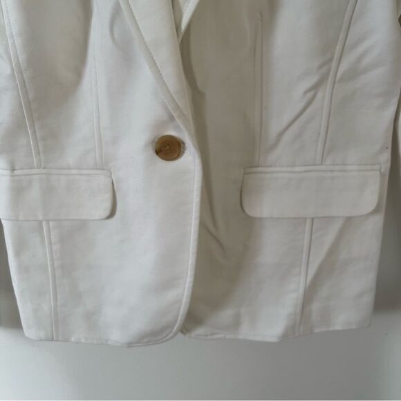 Banana Republic White Blazer Suit Jacket - Picture 7 of 7